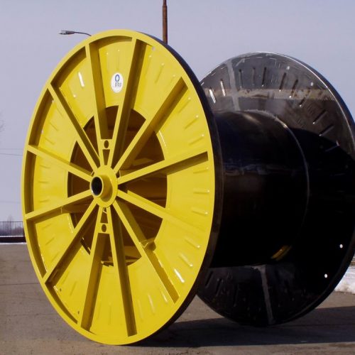 Cable drum manufacturer: steel reel with 2240 mm flange