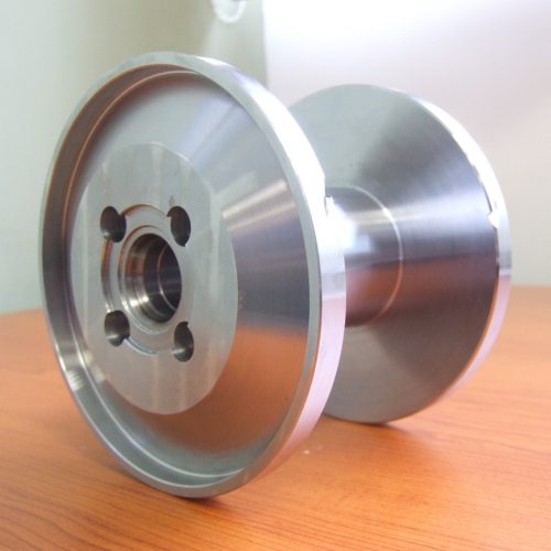 Large metal spool