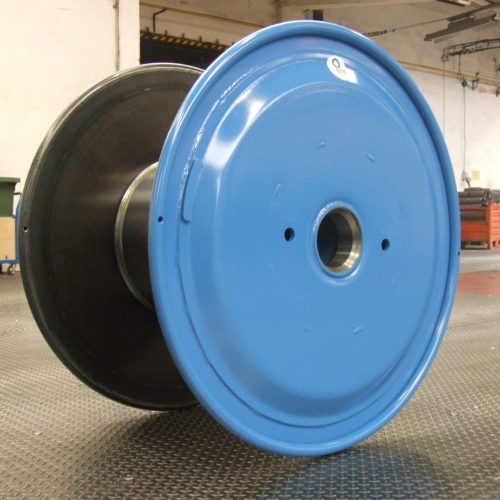 Steel cable spool, 1250 mm flange