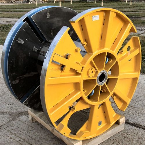 Customized yellow collapsible reel EKP